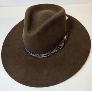 Twister Women's Cowboy Hat 100% Wool Brown Size Small NEW